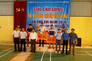 Giải Cầu lông Trẻ, Thiếu niên - Nhi đồng tỉnh Lai Châu lần thứ XVI năm 2020, tranh Cúp Ba Sao