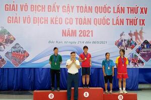 Đoàn vận động viên Lai Châu giành  02 huy chương vàng tại Giải Vô địch đẩy gậy toàn quốc lần thứ XV năm 2021.