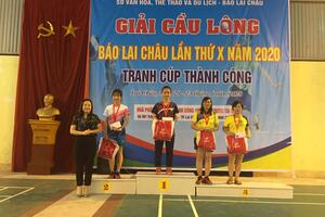Giải Cầu lông Báo Lai Châu lần thứ X năm 2020, tranh Cúp Thành Công