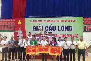 Giải Cầu lông Báo Lai Châu lần thứ XIV năm 2024, tranh Cúp Ba Sao