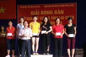 Giải Bóng bàn- Cờ vua- Cờ tướng tỉnh Lai Châu lần thứ IX năm 2016