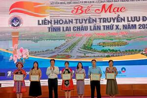 Trao 27 giải tại Liên hoan Tuyên truyền lưu động tỉnh Lai Châu lần thứ X, năm 2024