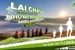 Gấp rút chuẩn bị cho Giải Marathon Lai Châu năm 2024 “Những bước chân về miền sơn cước”