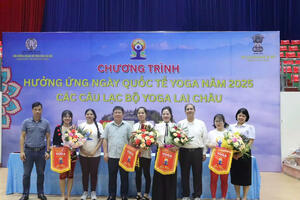 Mãn nhãn với màn đồng diễn của các câu lạc bộ Yoga Lai Châu tại Chương trình hưởng ứng Ngày quốc tế Yoga năm 2025