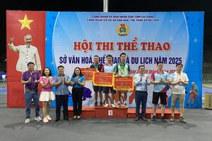 Sôi nổi hội thao chào mừng đại hội Đảng bộ Sở Văn hoá, Thể thao và Du lịch lần thứ V, nhiệm kỳ 2025 – 2030