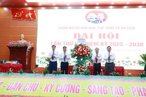 Đại hội Đảng bộ Sở Văn hóa, Thể thao và Du lịch lần thứ V, nhiệm kỳ 2025-2030 thành công tốt đẹp