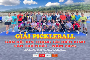 Bế mạc Giải Pickleball Điền kinh mở rộng lần I, năm 2025 tại Lai Châu