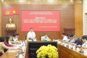 Lai Châu: Họp báo cung cấp thông tin về các hoạt động Tết Độc lập năm 2025