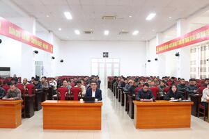 Khai mạc Lớp tập huấn nâng cao năng lực cho đối tượng tuyên truyền viên cơ sở ở thôn, bản, tổ dân phố