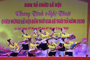 Đêm nghệ thuật chào mừng Lễ hội Đền thờ Vua Lê Thái Tổ 2026
