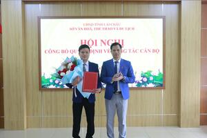 Công bố Quyết định bổ nhiệm Phó Giám đốc Trung tâm Huấn luyện và Thi đấu thể dục thể thao