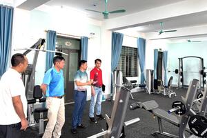 Đoàn công tác Trung tâm Đào tạo vận động viên cấp cao quốc gia làm việc tại Lai Châu