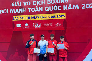 Boxing Lai Châu giành 03 huy chương tại Giải vô địch các đội mạnh toàn quốc năm 2026