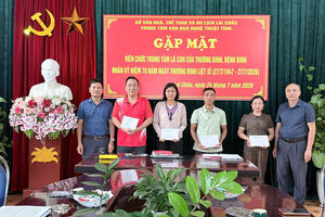 TRUNG TÂM VĂN HÓA NGHỆ THUẬT TỈNH TỔ CHỨC GẶP MẶT VIÊN CHỨC LÀ CON GIA ĐÌNH THƯƠNG BINH, BỆNH BINH NHÂN KỶ NIỆM 79 NĂM NGÀY THƯƠNG BINH LIỆT SĨ (27/7/1947 - 27/7/2026)
