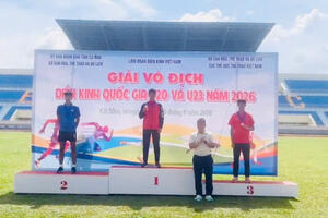 ĐIỀN KINH LAI CHÂU GIÀNH 03 HUY CHƯƠNG TẠI GIẢI VÔ ĐỊCH ĐIỀN KINH U20 VÀ U23 QUỐC GIA NĂM 2026