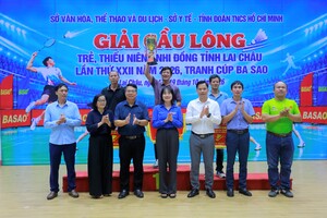 Lai Châu bế mạc Giải Cầu lông Trẻ, Thiếu niên - Nhi đồng lần thứ XXII năm 2026