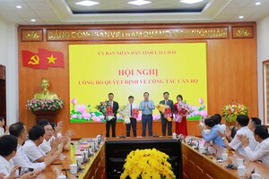 Lai Châu công bố quyết định điều động, bổ nhiệm Giám đốc Sở Văn hóa, Thể thao và Du lịch