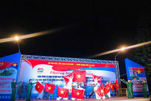 Tưng bừng các hoạt động tuyên truyền kỷ niệm 50 năm Ngày giải phóng miền Nam thống nhất đất nước ( 30/4/1975 – 30/4/2025); 71 năm Chiến thắng Điện Biên Phủ (7/5/1975 -7/5/2025)