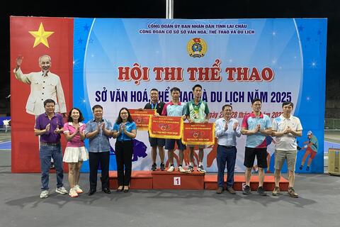 Sôi nổi hội thao chào mừng đại hội Đảng bộ Sở Văn hoá, Thể thao và Du lịch lần thứ V, nhiệm kỳ 2025 – 2030