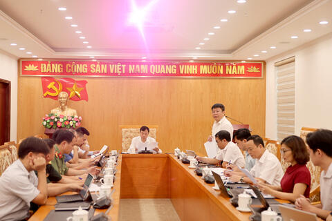 Họp Ban Tổ chức Triển lãm thành tựu Đất nước nhân dịp kỷ niệm 80 năm Ngày Quốc khánh