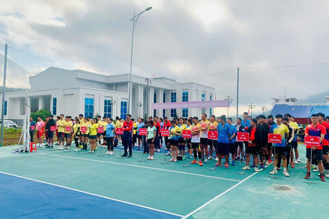 Khai mạc Giải Bóng chuyền Đoàn kết Công – Nông – Binh tỉnh Lai Châu lần thứ XXI, năm 2025