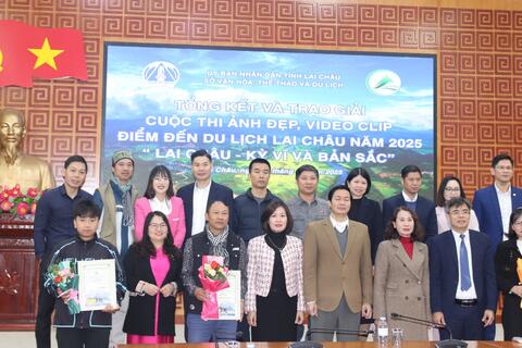 Lai Châu tổng kết và trao giải Cuộc thi ảnh đẹp, video clip du lịch năm 2025