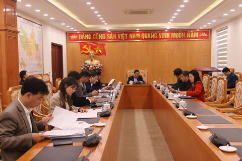 SỞ VĂN HÓA, THỂ THAO VÀ DU LỊCH TỈNH LAI CHÂU TỔ CHỨC HỌP THAM GIA Ý KIẾN VÀO DỰ THẢO NGHỊ QUYẾT, ĐỀ ÁN PHÁT TRIỂN DU LỊCH GIAI ĐOẠN 2026 – 2030