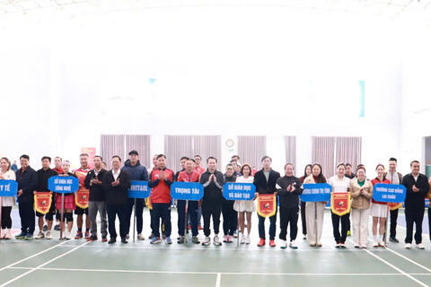 Sôi nổi giao lưu giải thể thao Pickleball Khối thi đua số 6, năm 2025