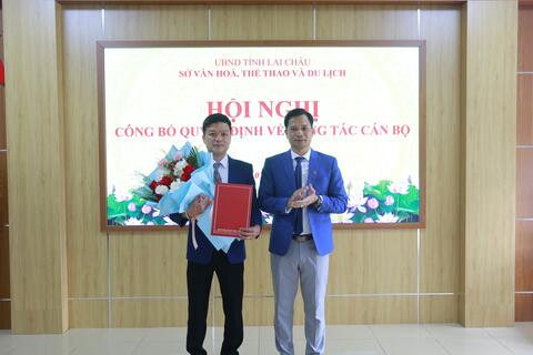 Công bố Quyết định bổ nhiệm Phó Giám đốc Trung tâm Huấn luyện và Thi đấu thể dục thể thao