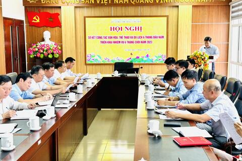 Hội nghị sơ kết công tác văn hóa, thể thao và du lịch 6 tháng đầu năm 2023